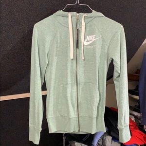 Light hooded Nike zip up